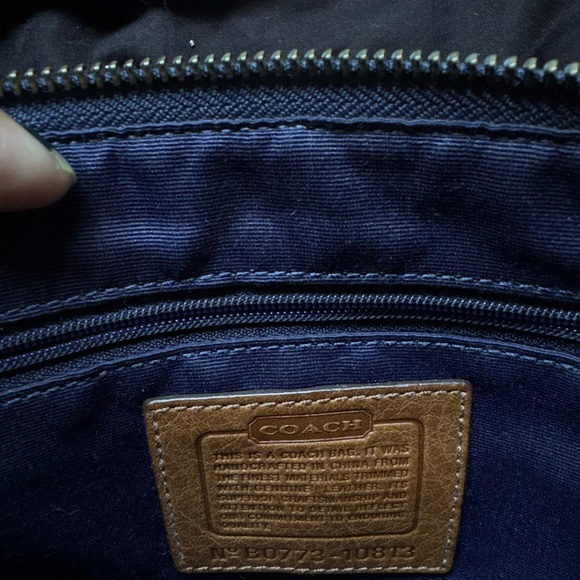 Coach Denim Patch Bag - Picture 6 of 7